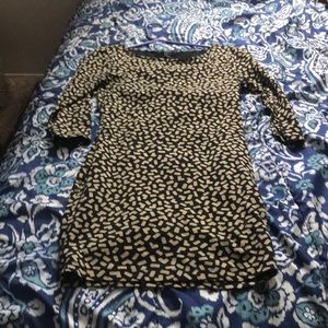 Block pattern BODYCON DRESS